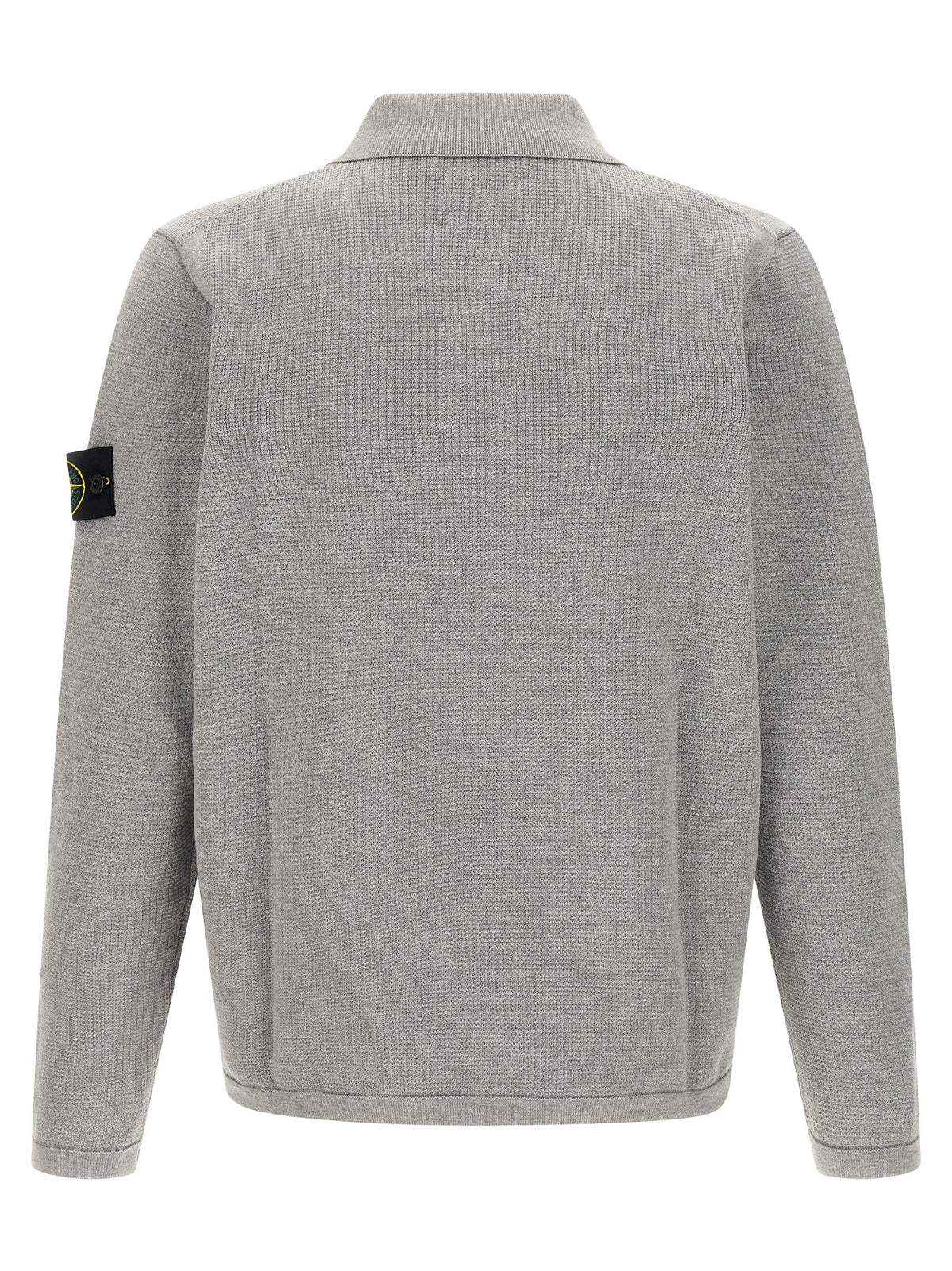 Stone Island Gray Cotton Polo Shirt - Stylish Casual Wear