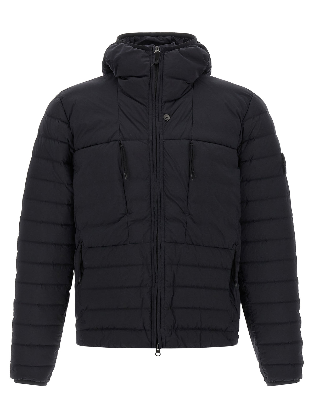 Veste longue Stone Island en polyamide bleu