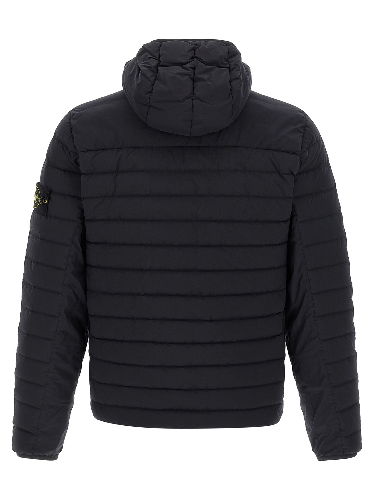 Veste longue Stone Island en polyamide bleu