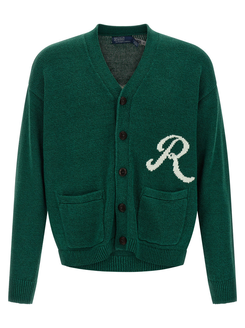 Cardigan bicolore en lin Polo Ralph Lauren