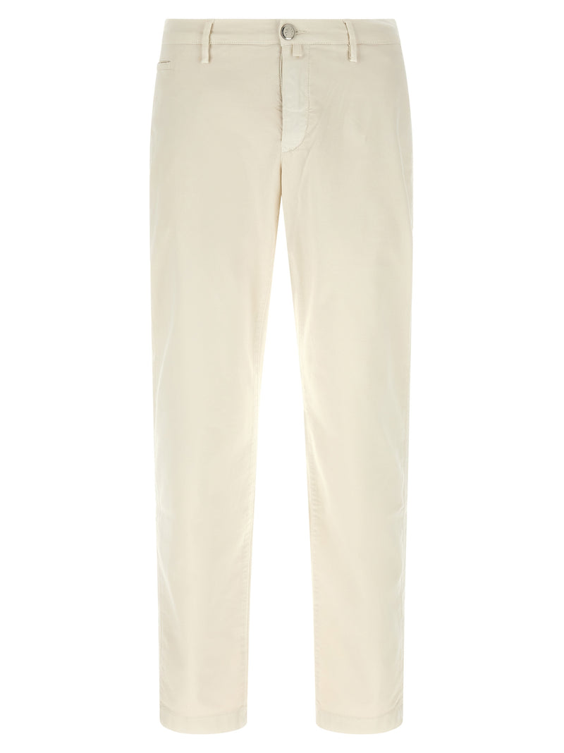 Jacob Cohen White Cotton Chino Pants