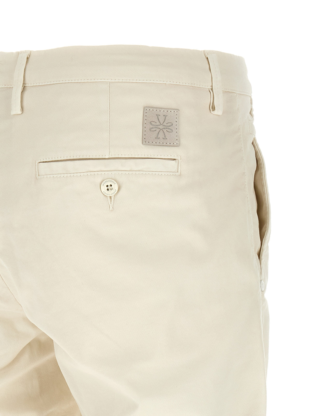 Jacob Cohen Bobby White Cotton Chino Pants