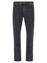 Jeans droit Jacob Cohen en coton gris
