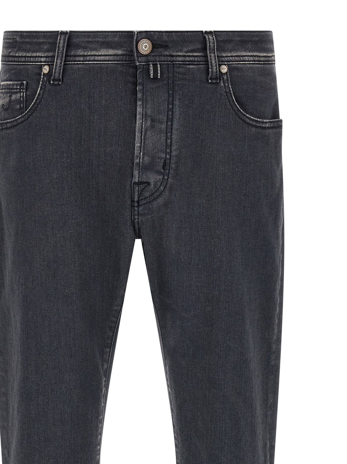 Jeans droit Jacob Cohen en coton gris