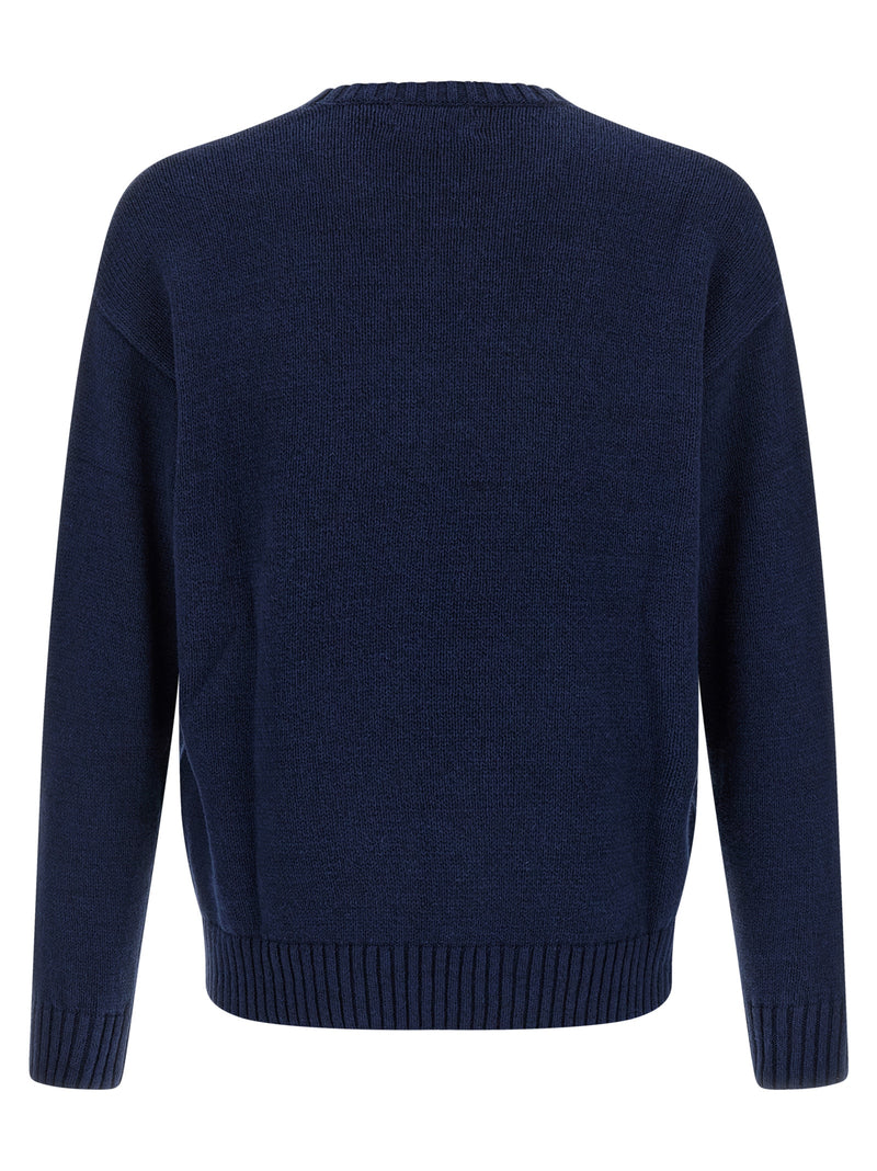 Polo Ralph Lauren Blue Linen Cardigan