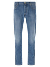 Jean droit en coton bleu Jacob Cohen