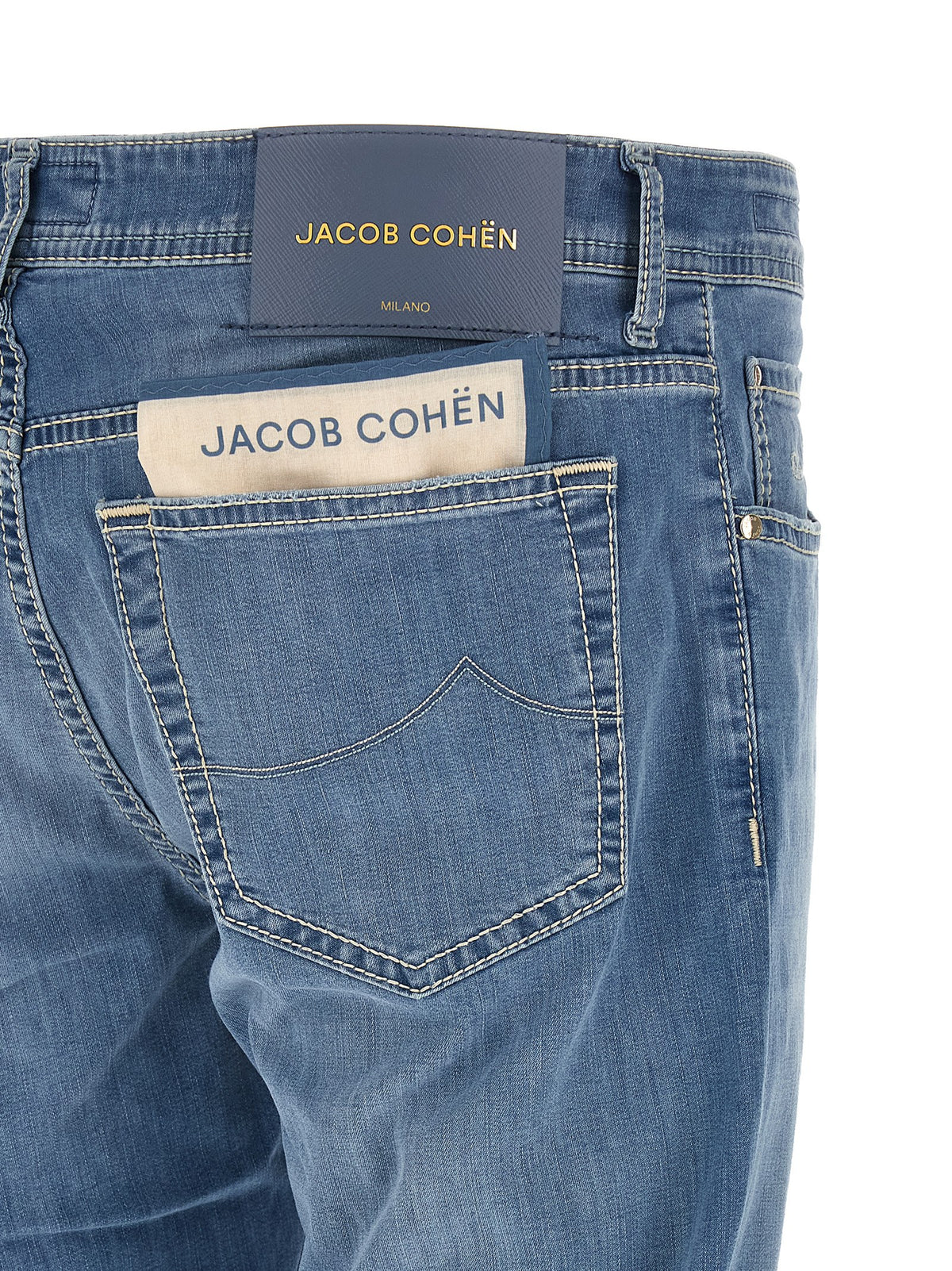 Jean droit en coton bleu Jacob Cohen