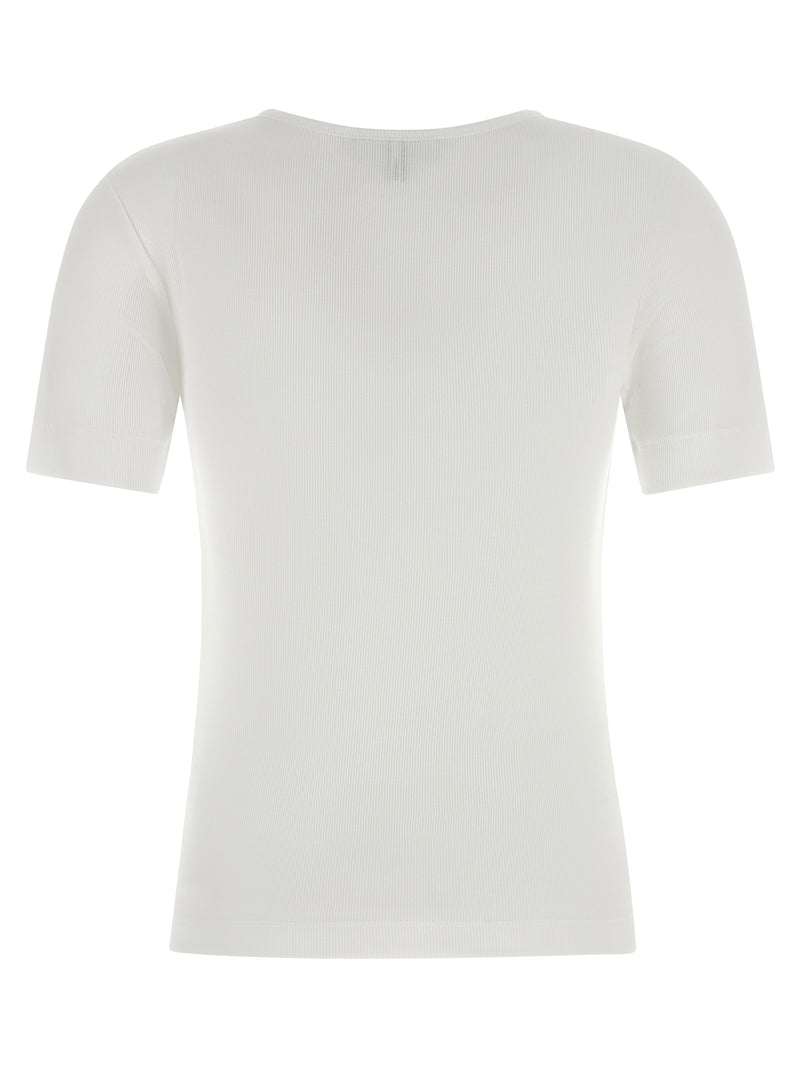 T-shirt Ganni en coton biologique blanc
