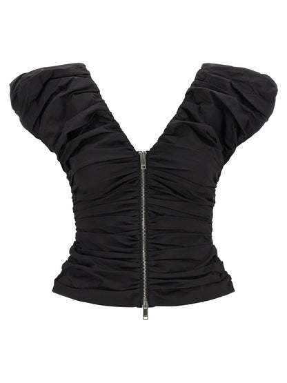 Ganni Black Cotton Shirt