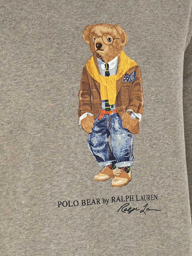 Sweat-shirt en coton gris Polo Ralph Lauren
