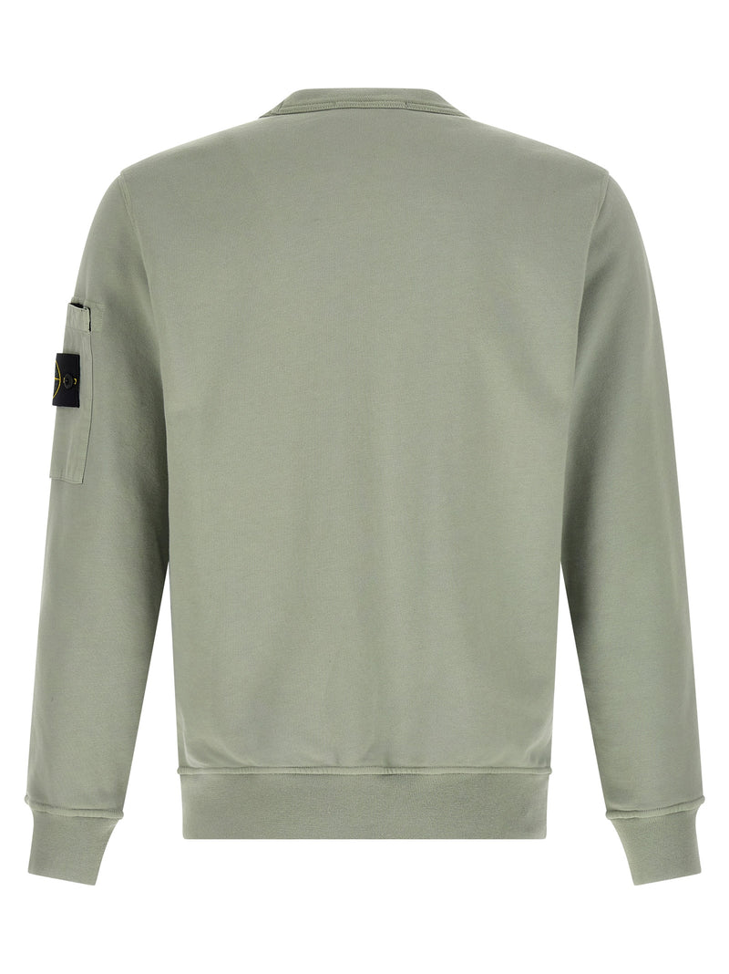 Sweat-shirt bicolore en coton Stone Island