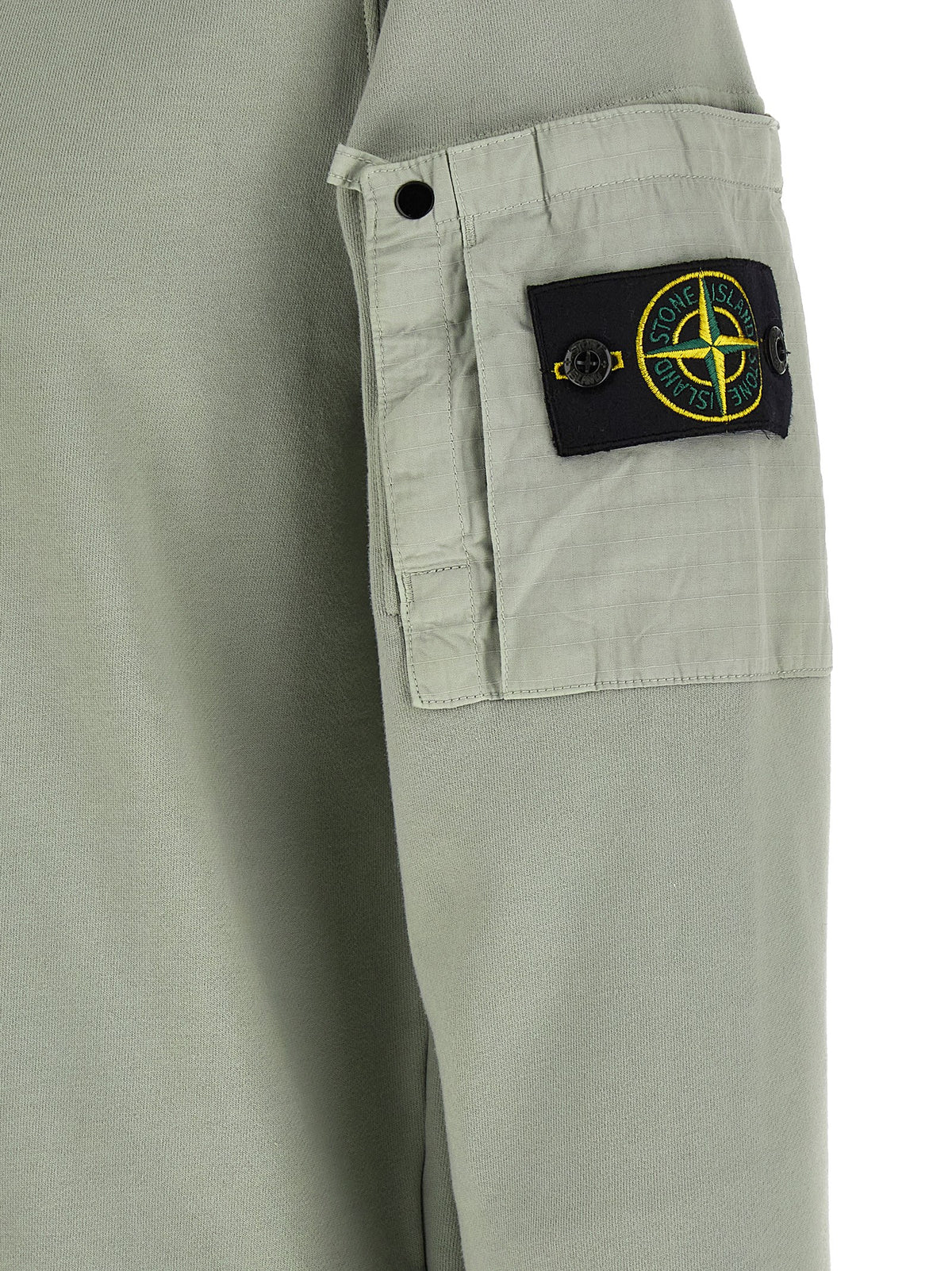Sweat-shirt bicolore en coton Stone Island