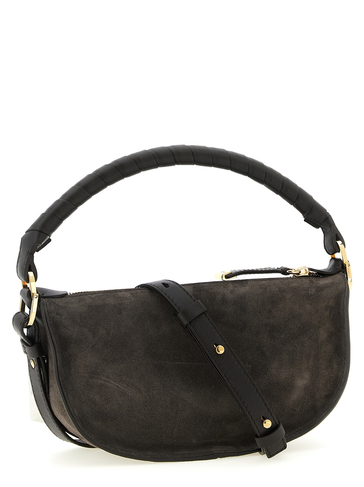 Sac à bandoulière Chloé en cuir de veau marron