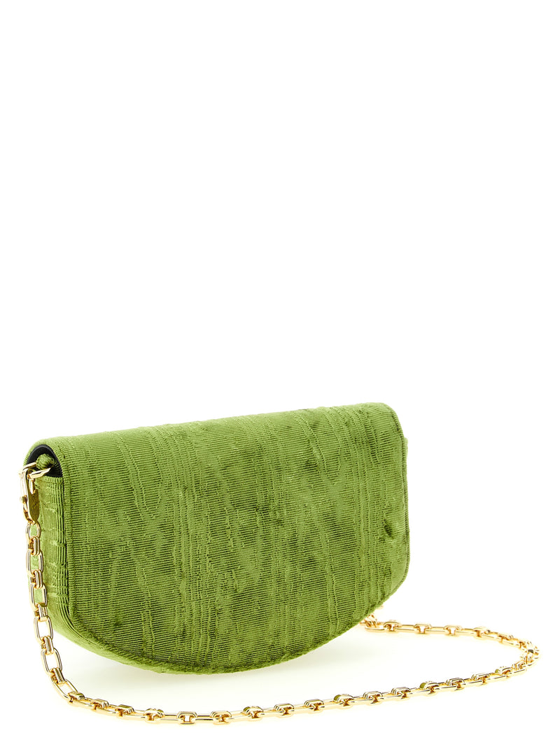 Porte-cartes Ganni bicolore en polyester