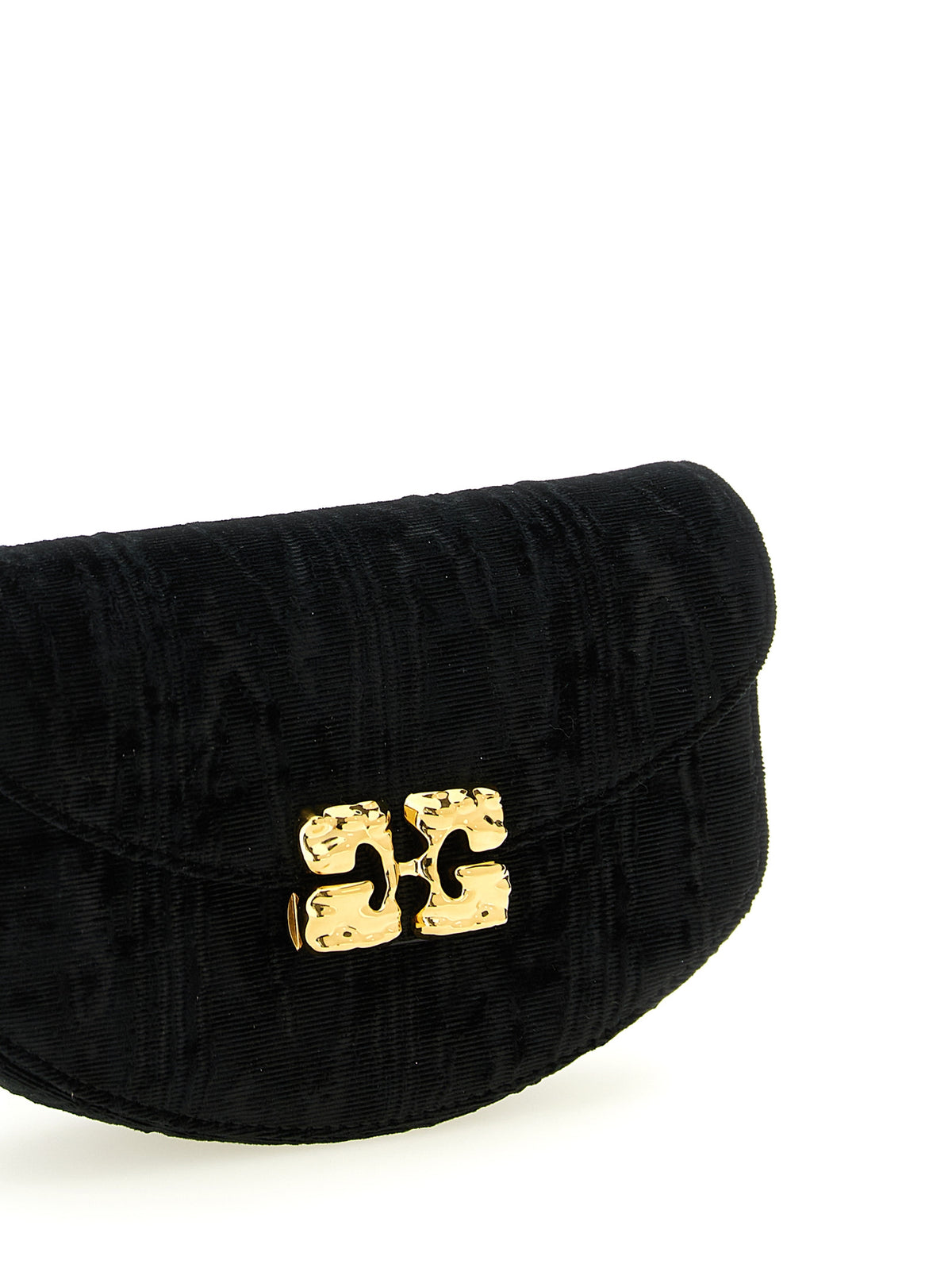 Ganni Lulu Black Polyester Cardholder