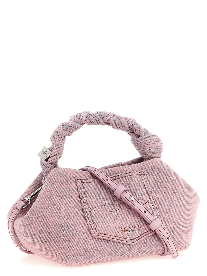 Ganni Multicolor Organic Cotton Handbag - Small ‘Bou’