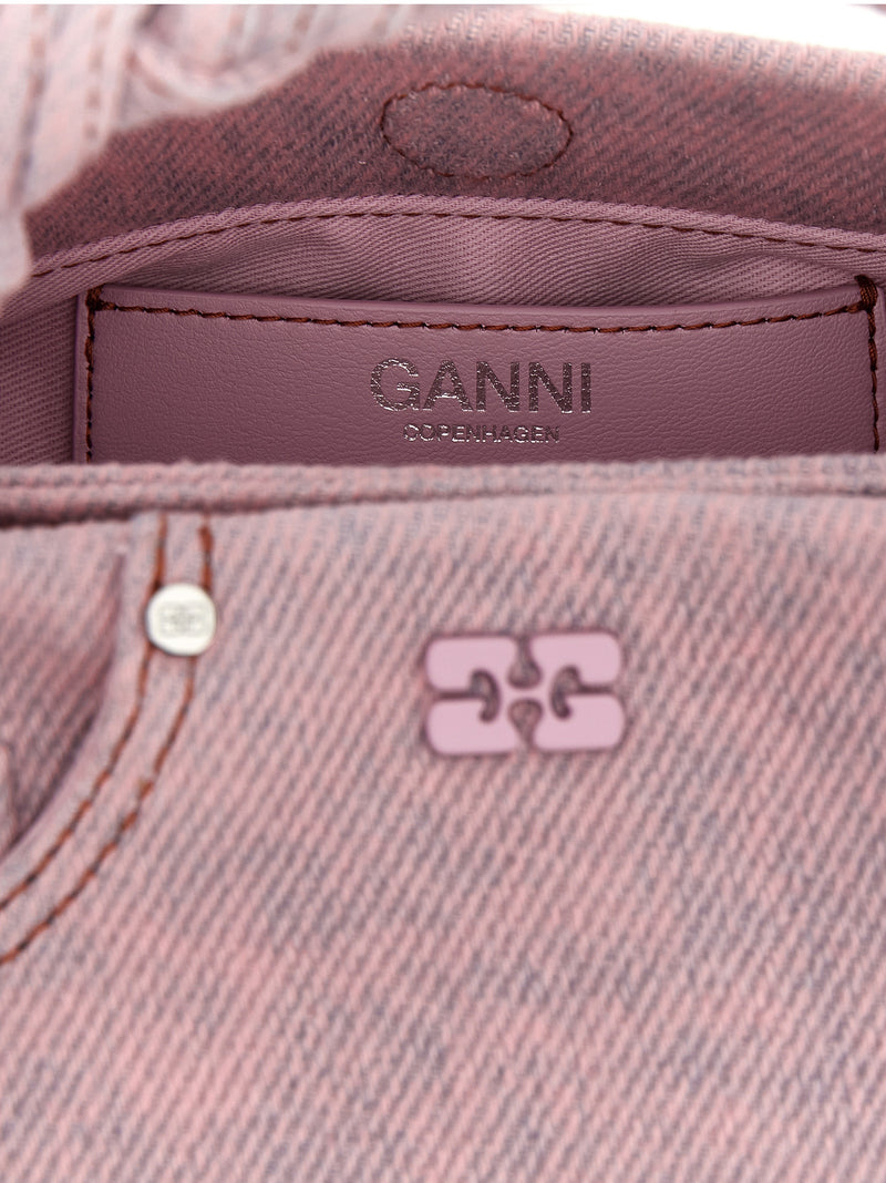 Ganni Multicolor Organic Cotton Handbag - Small ‘Bou’