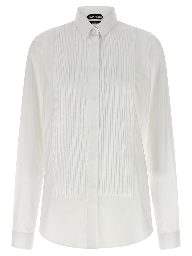 Tom Ford White Cotton Blouse