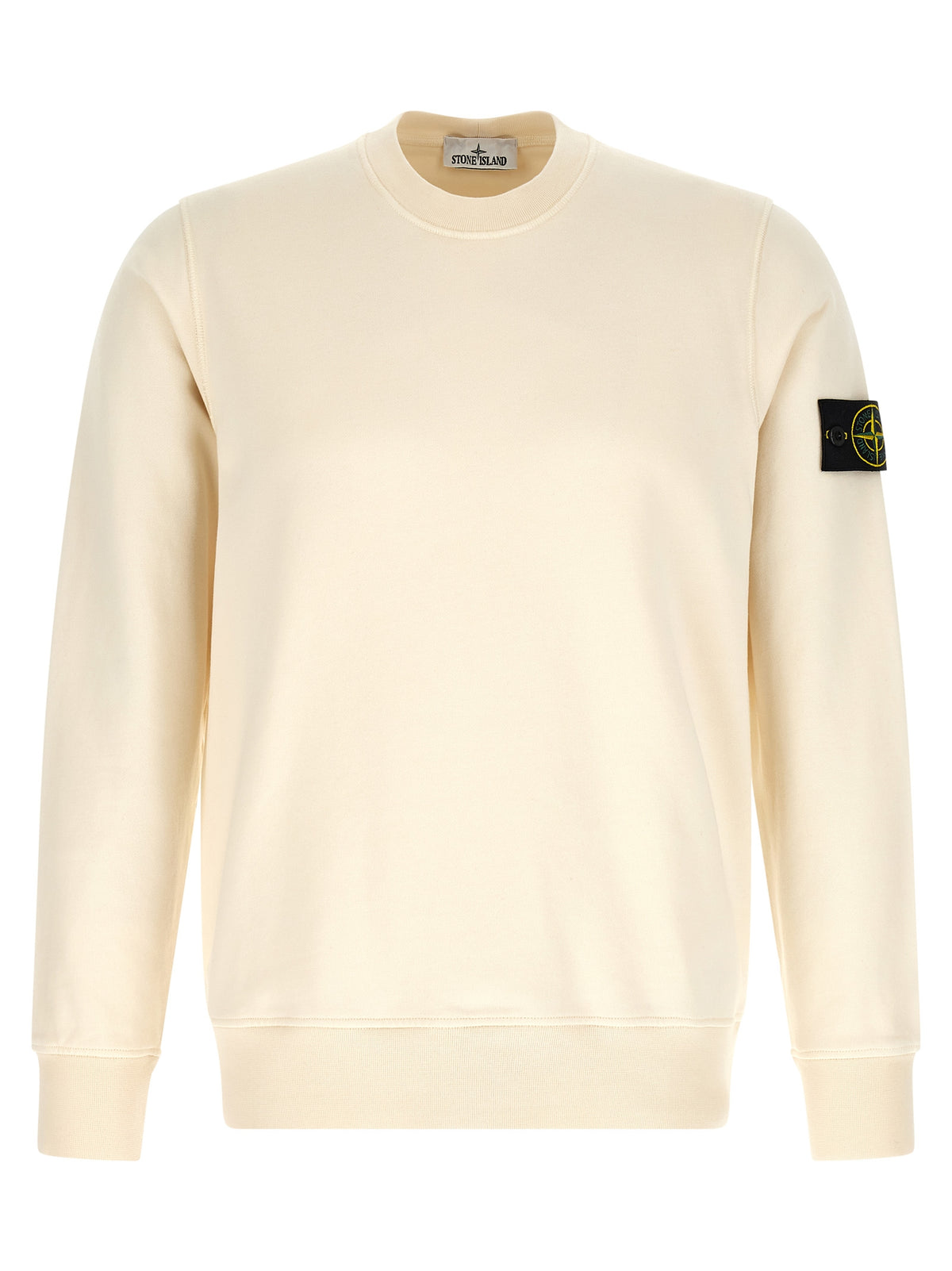 Stone Island Beige Cotton Sweatshirt - Sustainable Style