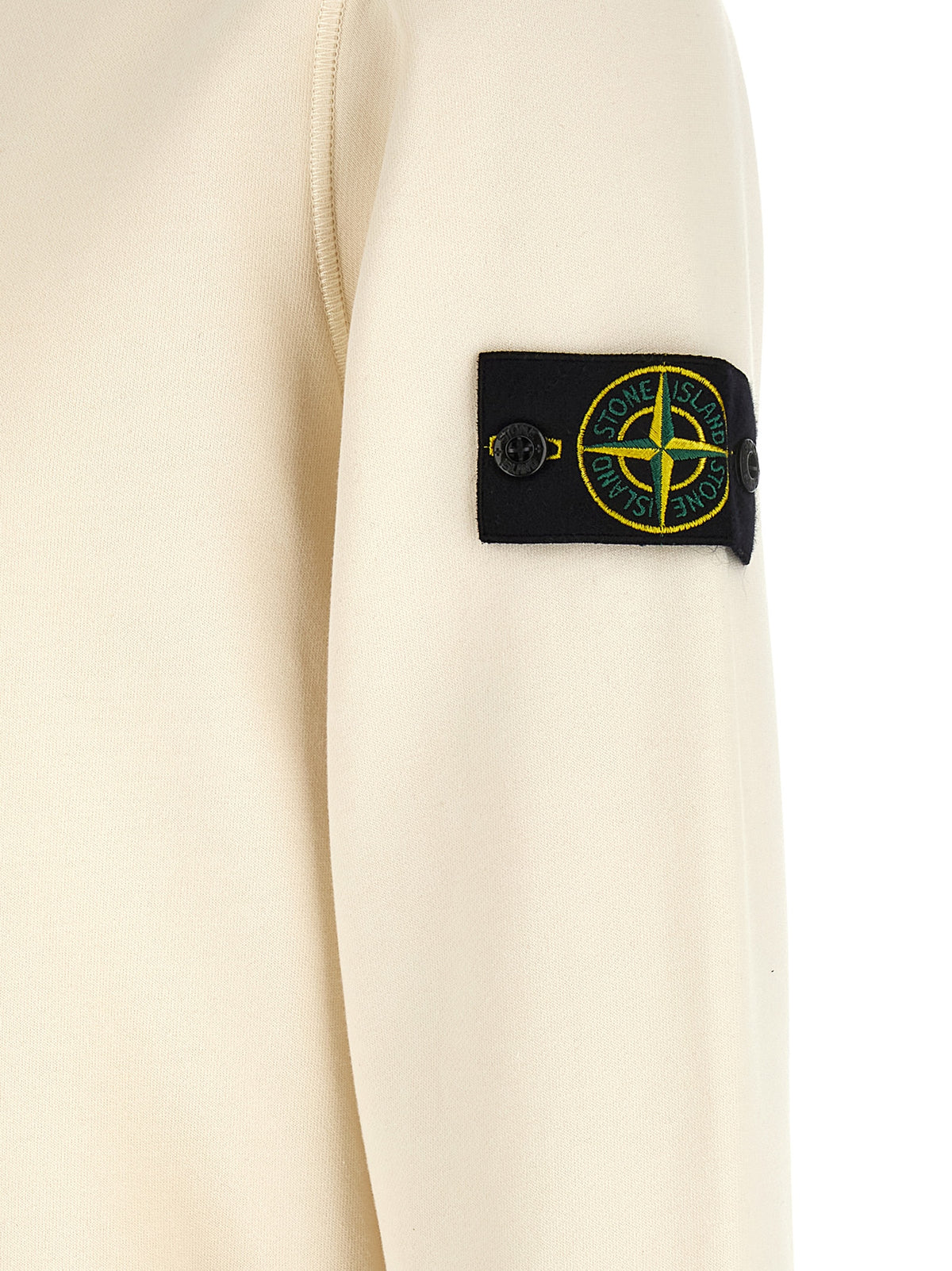 Stone Island Beige Cotton Sweatshirt - Sustainable Style