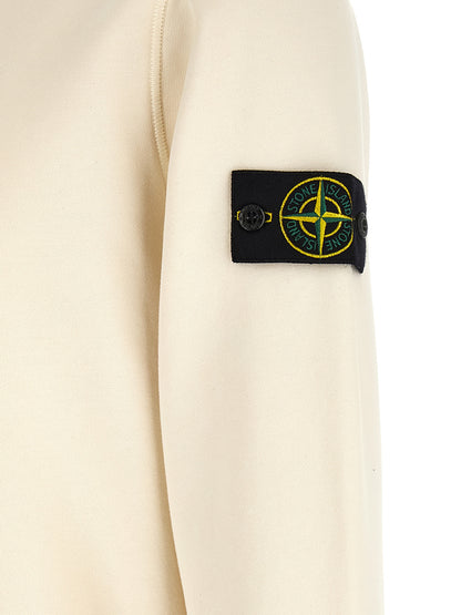 Stone Island Beige Cotton Sweatshirt
