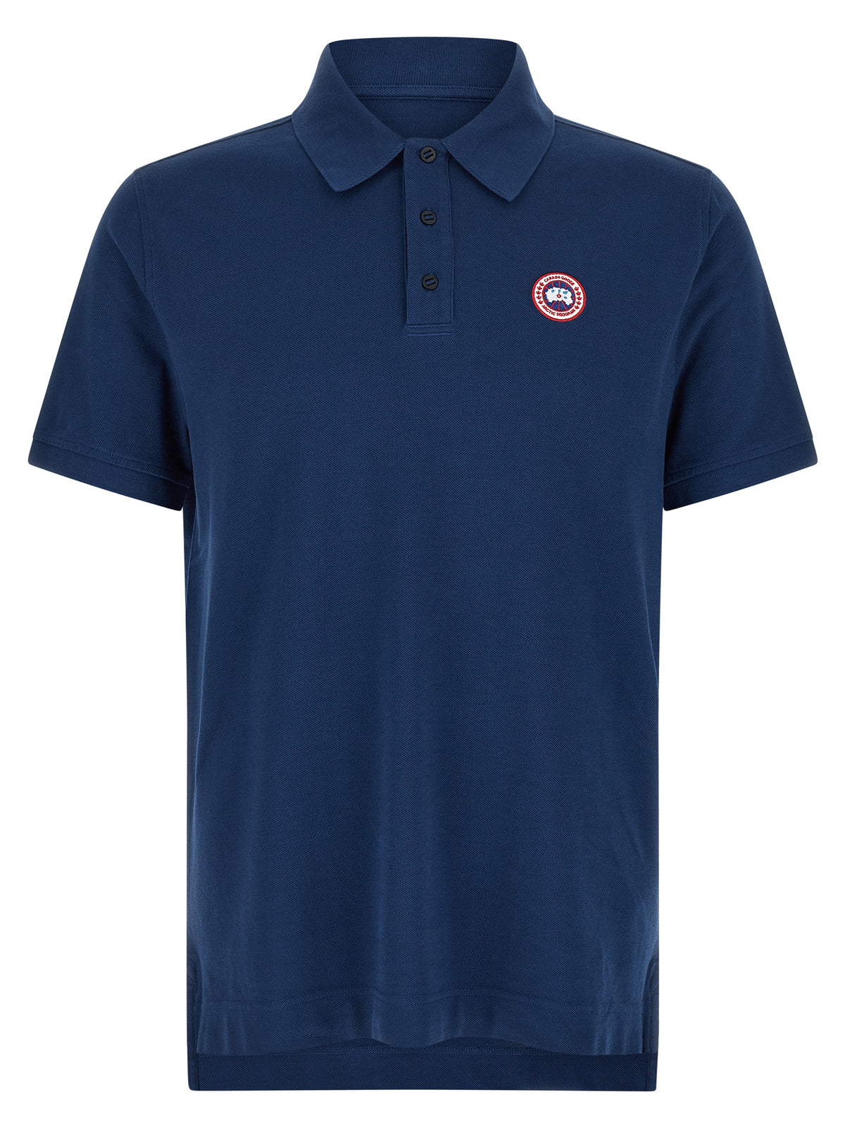 Polo en coton bleu Canada Goose