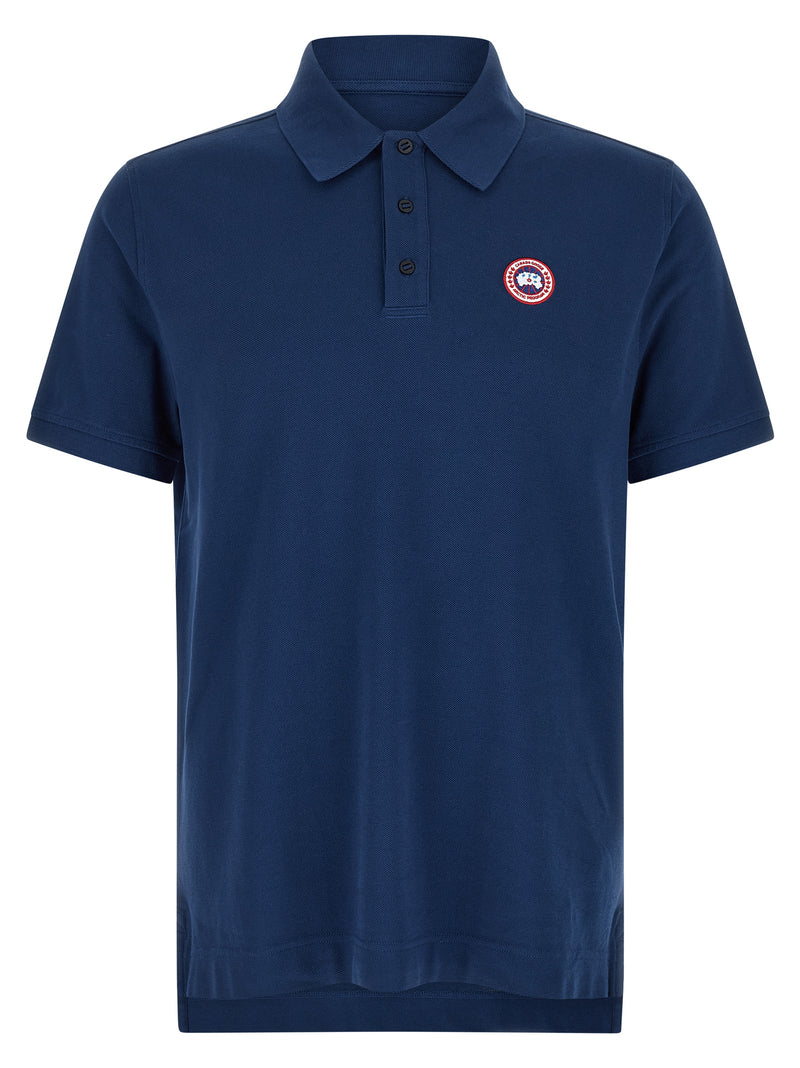 Canada Goose Blue Cotton Polo Shirt