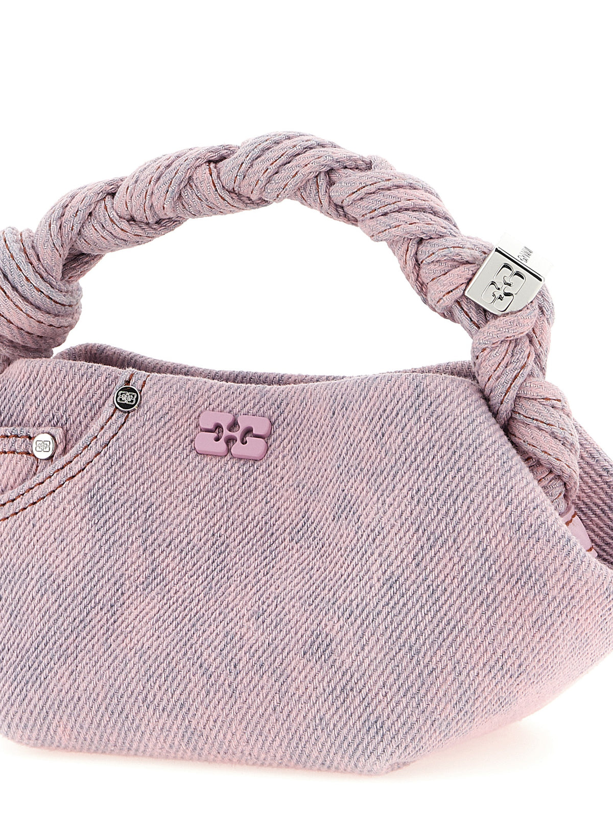 Sac à main Ganni en coton biologique multicolore
