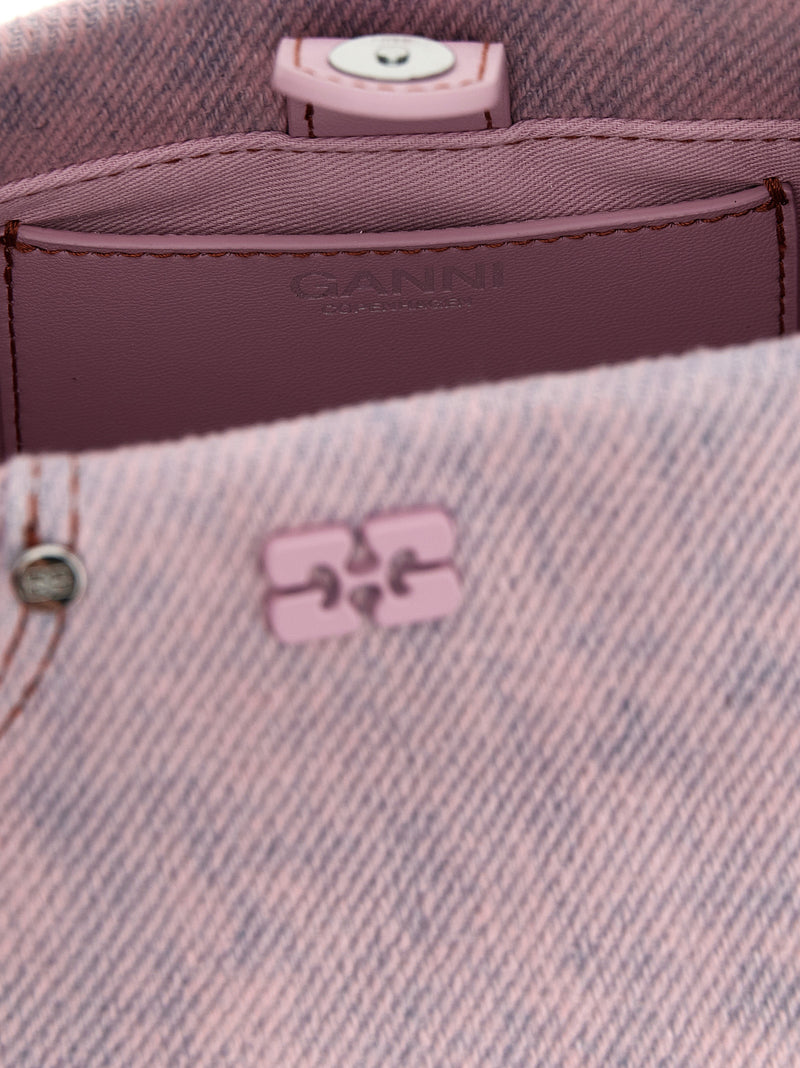 Ganni Multicolor Organic Cotton Handbag