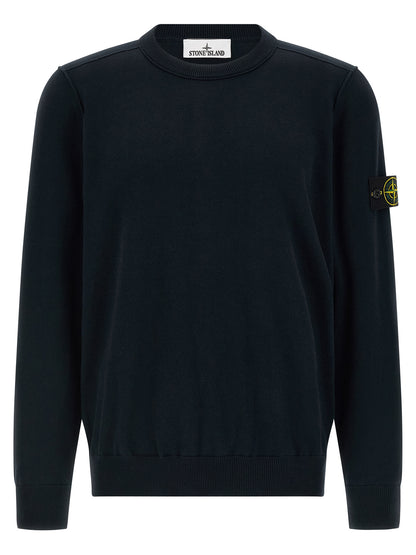 Stone Island Blue Cotton Cardigan