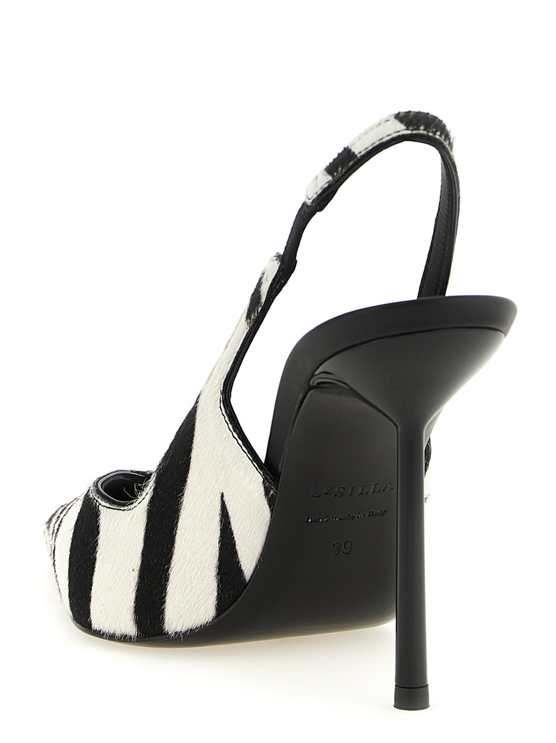 LE SILLA Bicolor Calfskin High Heel Pumps