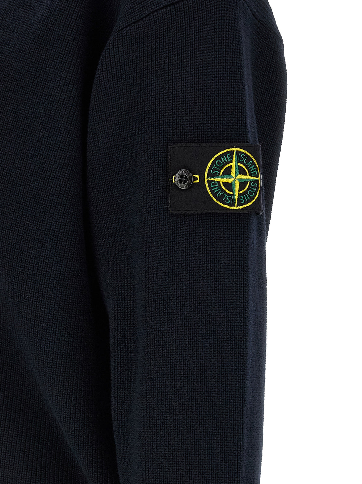 Cardigan Stone Island en coton bleu