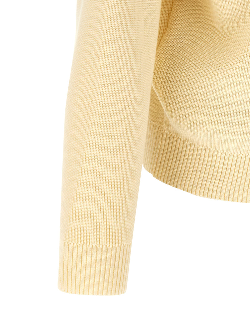 Cardigan Stone Island en coton beige