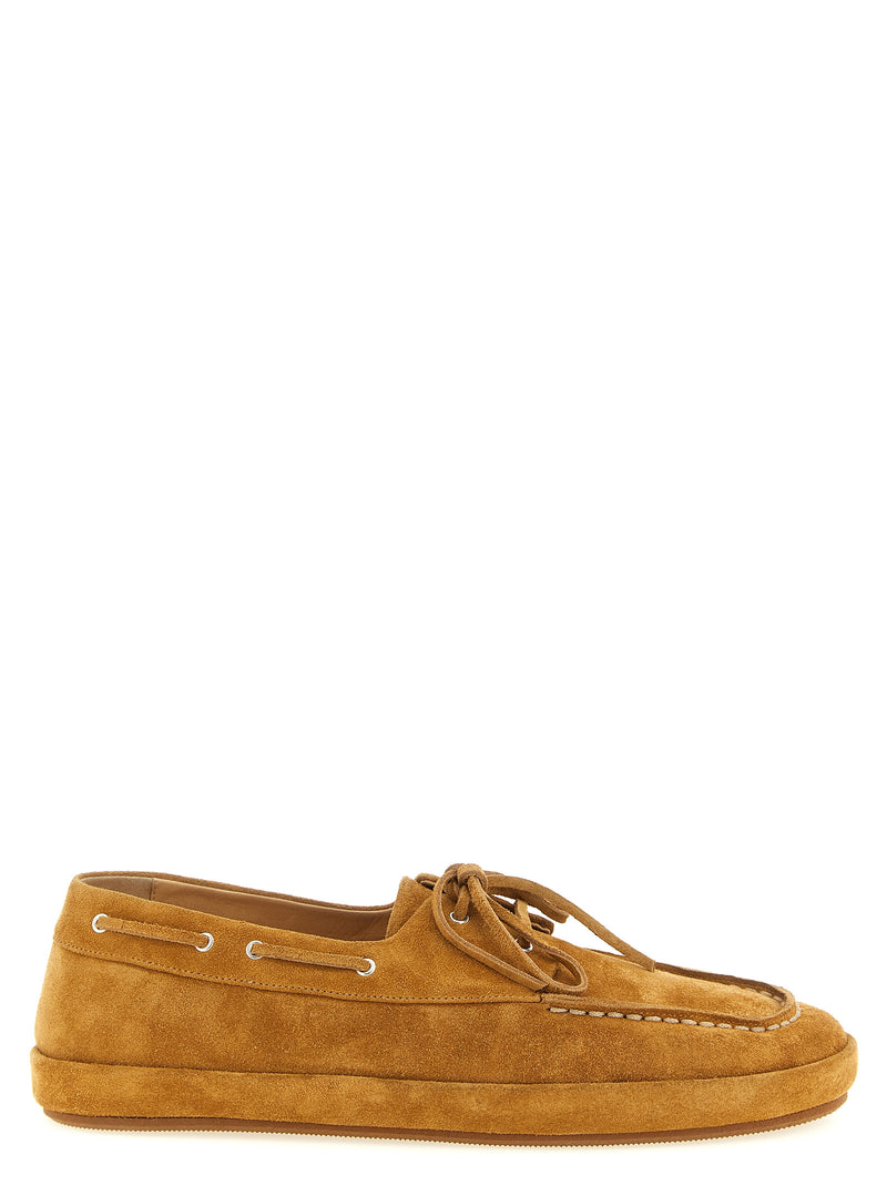 Mocassins à enfiler en cuir de veau marron Marsell
