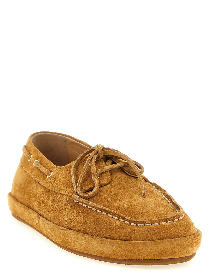 Mocassins à enfiler en cuir de veau marron Marsell