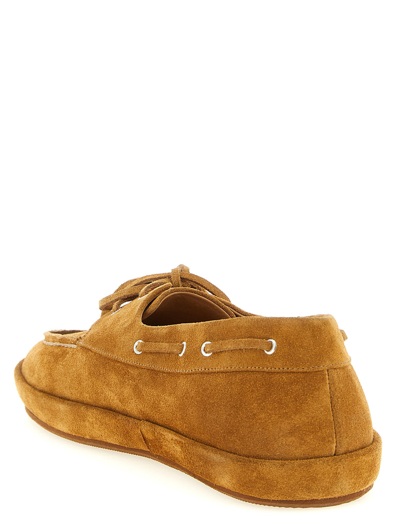 Mocassins à enfiler en cuir de veau marron Marsell