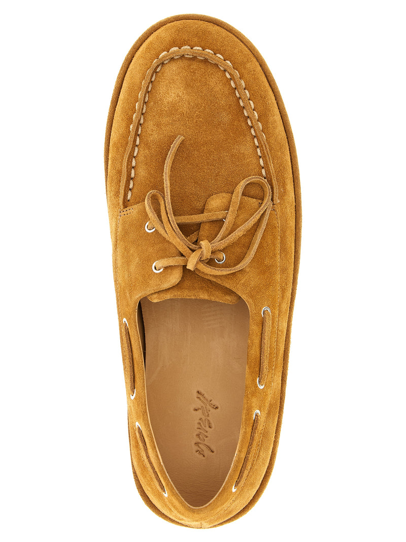 Mocassins à enfiler en cuir de veau marron Marsell