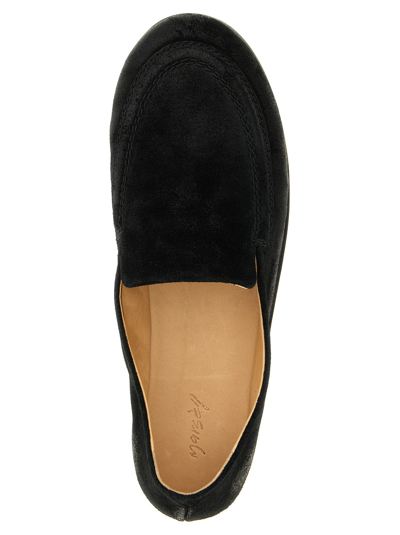 Mocassins à enfiler Marsell en cuir de veau noir