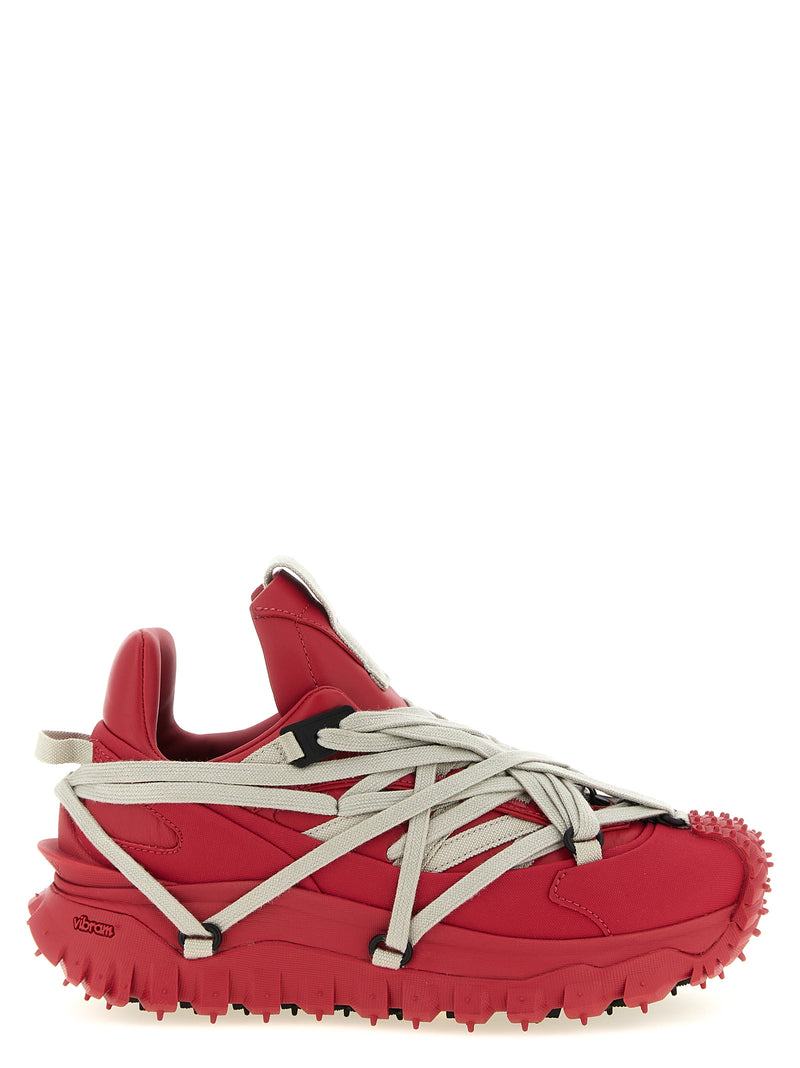 Rick Owens Trailgrip Megalace Multicolor Cowhide Sneakers