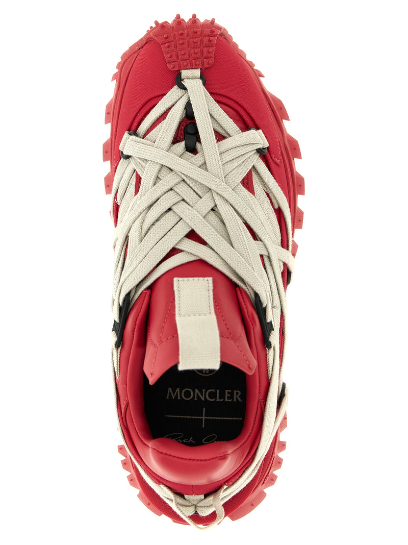 Rick Owens Trailgrip Megalace Multicolor Cowhide Sneakers