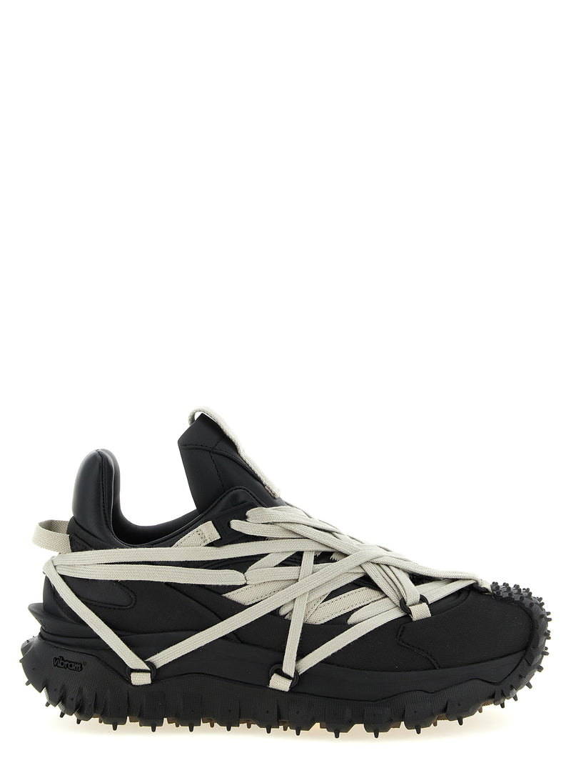 Rick Owens x Moncler Trailgrip Megalace Black Sneakers