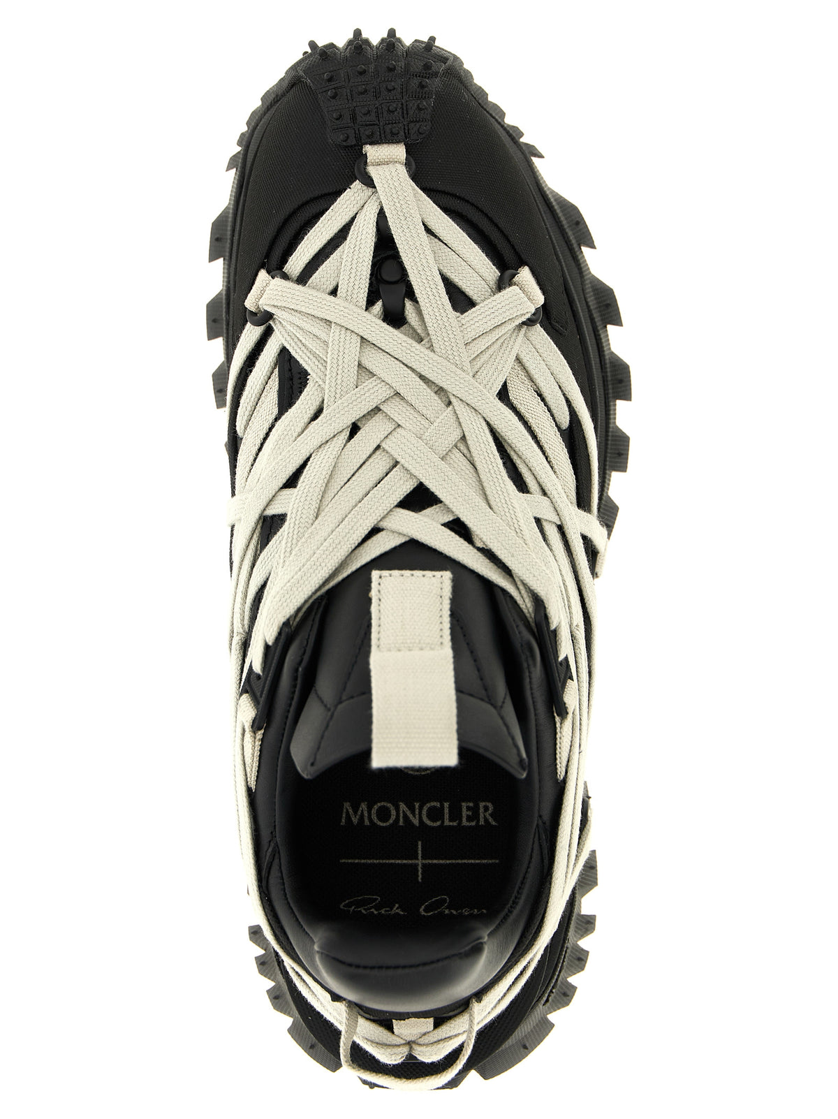 Rick Owens x Moncler Trailgrip Megalace Black Sneakers