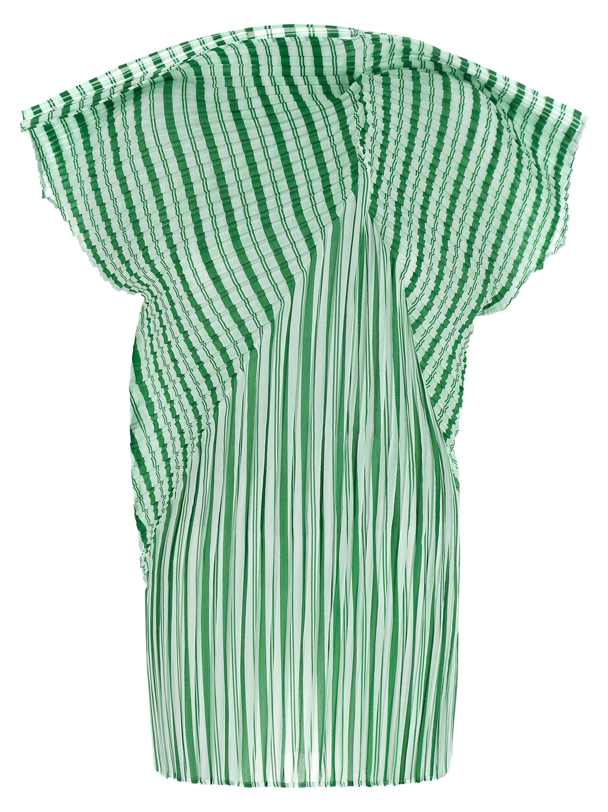 Chemise en polyester bicolore à motif Issey Miyake