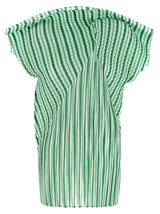 Chemise en polyester bicolore à motif Issey Miyake