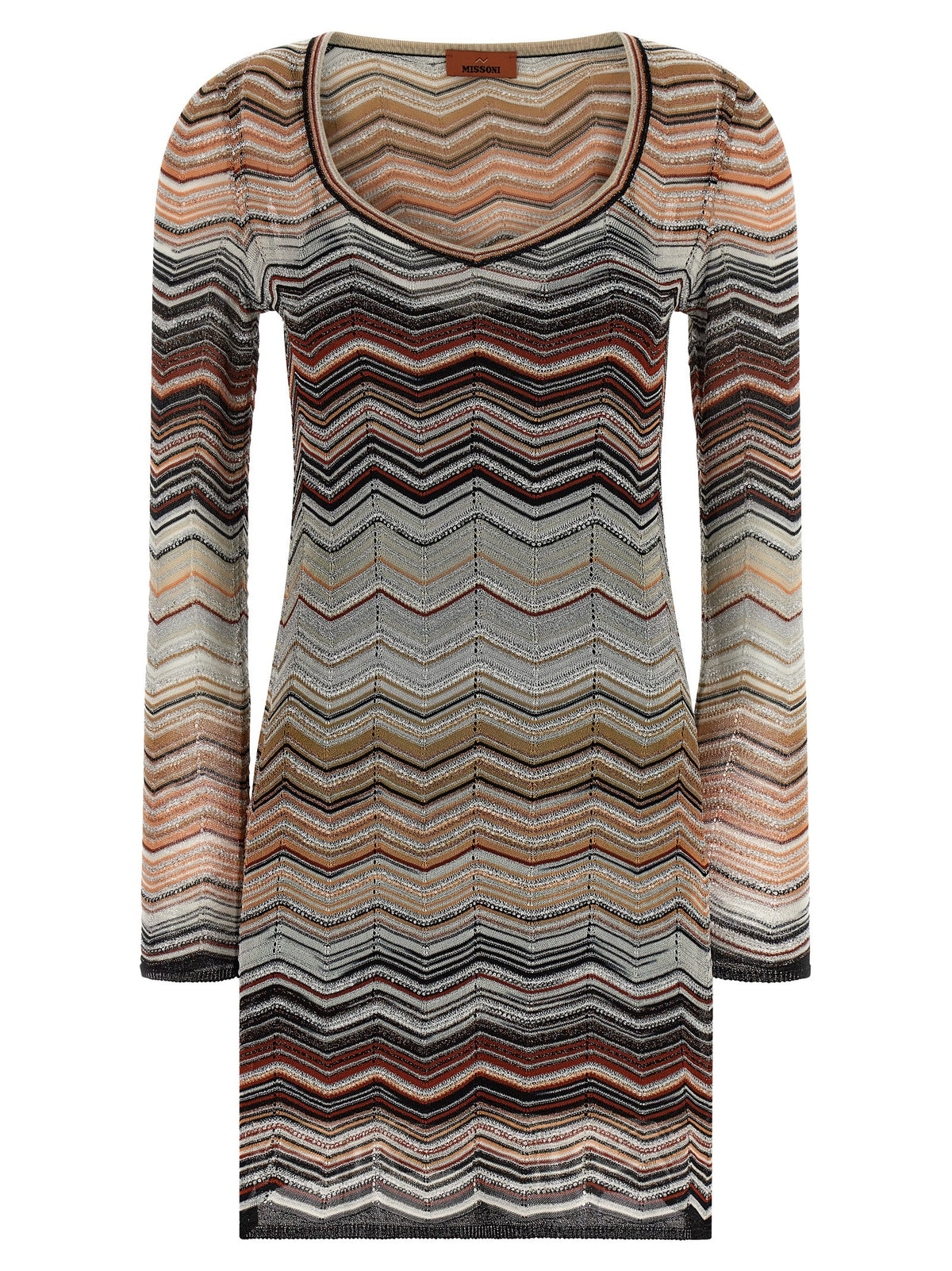 Missoni Brown Viscose Short Dress - Chic & Elegant