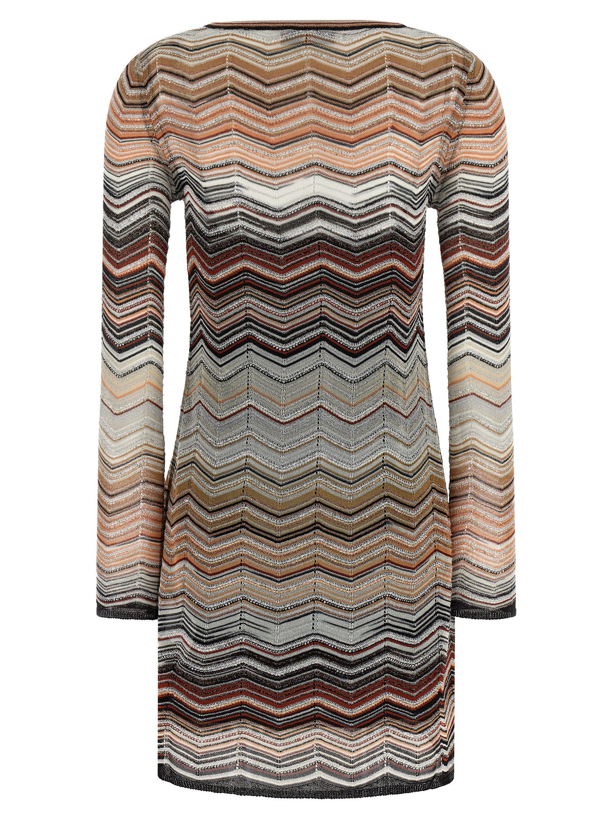 Missoni Brown Viscose Short Dress - Chic & Elegant