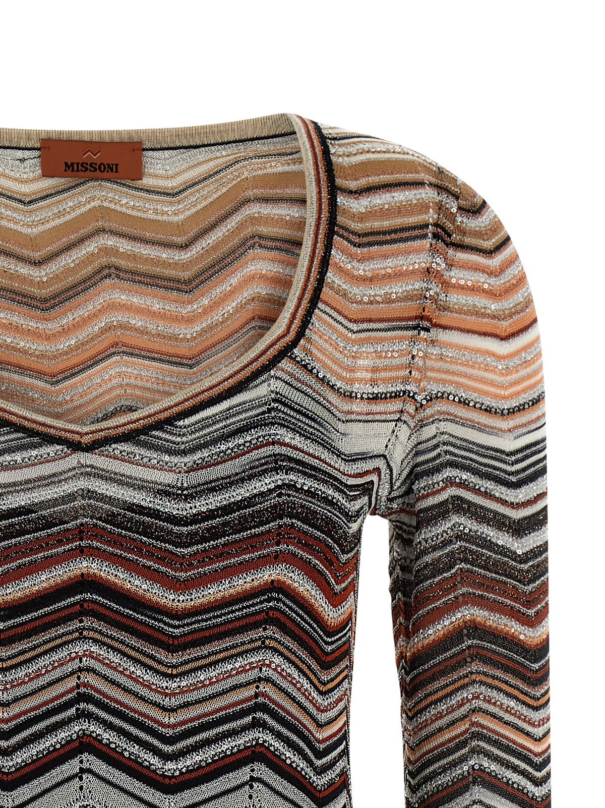 Missoni Brown Viscose Short Dress - Chic & Elegant