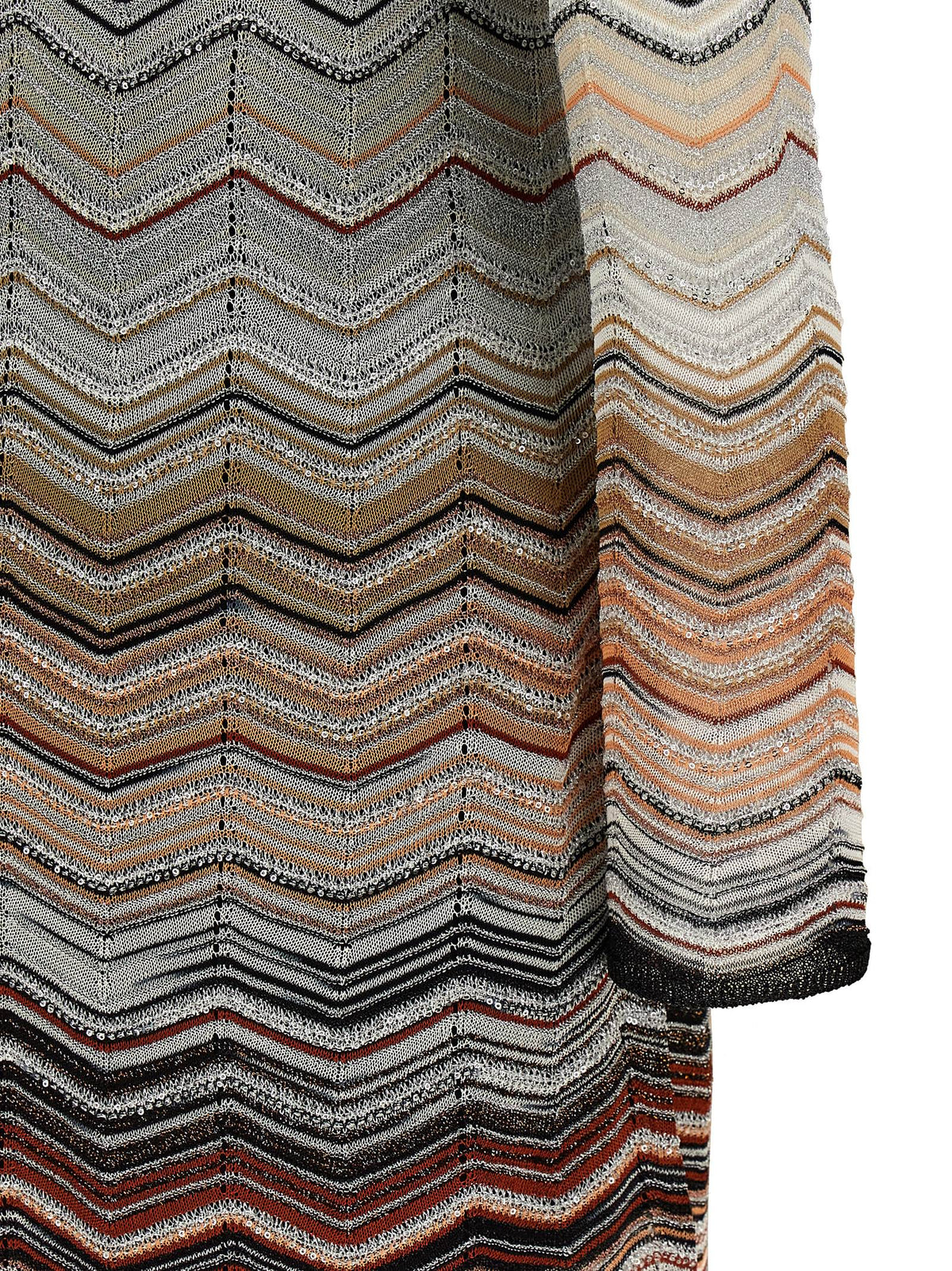 Missoni Brown Viscose Short Dress - Chic & Elegant
