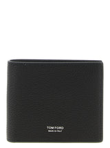 Portefeuille Tom Ford en cuir de veau noir