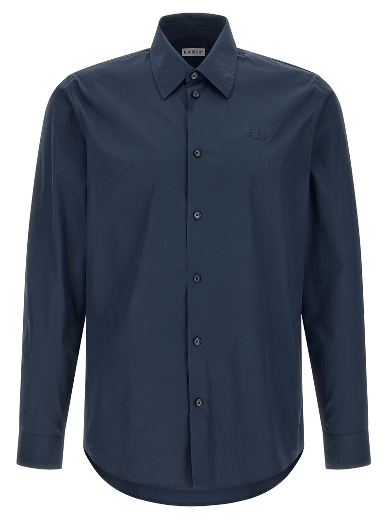 Burberry Blue Cotton Blouse